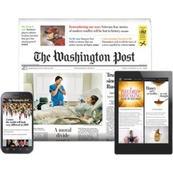 $39 for One Year of The Washington Post Sunday Print Delivery Plus Free Online Access ($138 Value)