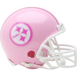 Pittsburgh Steelers Pink Speed Mini Helmet