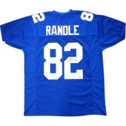 Autographed Rueben Randle New York Giants Blue Custom Jersey