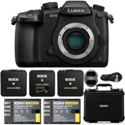 Panasonic LUMIX GH5 4K Mirrorless Camera (Body Only) w/ Rode Microphone Bundle