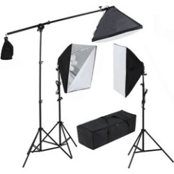 3 Softbox Light Stand Photo Studio Photography Continuous Lighting Kit