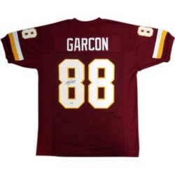 Autographed Pierre Garcon Washington Redskins Red Custom Jersey