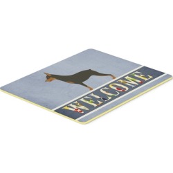 Carolines Treasures BB8323CMT Miniature Pinscher Welcome Kitchen or Bath Mat