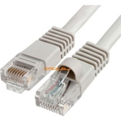 Cmple - RJ45 CAT5 CAT5E ETHERNET LAN NETWORK CABLE -10 FT Gray