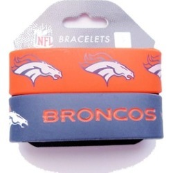 Sports Team Logo Set of 2 Wrist Band NFL