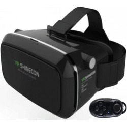 VR Shinecon Virtual Reality 3D Glasses with Bluetooth Controller -...