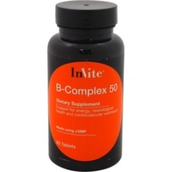 B-Complex 50 Dietary Supplement by InVite Health - 60 Tablets