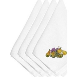 Carolines Treasures EMBT3504NPKE Thanksgiving Cluster Embroidered Napkins Set of