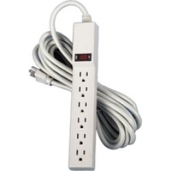 Fellowes 6-Outlet OfficeHome Power Strip, 15 Foot Cord