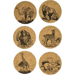 Corkology 414 Safari Cork Coaster Sets