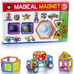 Magical Magnets Toys For Kids Stacking 40 Pc STEM Educational Toy : image Magical Magnets Toys For Kids Stacking 40 Pc STEM Educational Toy