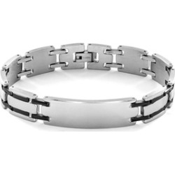 Stainless Steel Men's Link ID Bracelet