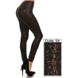 Metalic Cheetah Leggings