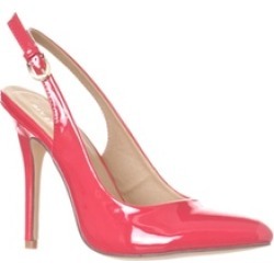 Riverberry 'Lucy' Pointed-Toe Sling Back Pump Heels, Fuchsia Patent