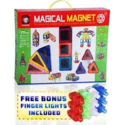 Magical Magnets Toys For Kids Stacking 77 Pc STEM Educational Toy : image Magical Magnets Toys For Kids Stacking 77 Pc STEM Educational Toy