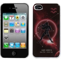 Insten Aquarius Horoscope Collection Dream Back Case For iPhone 4 4S
