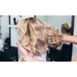 Haircut and Style with Optional Single Process Color or Full Highlights at Namia Salon and Spa (Up to 52% Off)