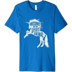 Unicorns Are My Spirit Animal Funny Humor T Shirt