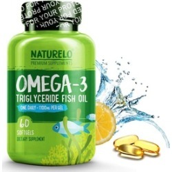 NATURELO Omega-3 Triglyceride Fish Oil