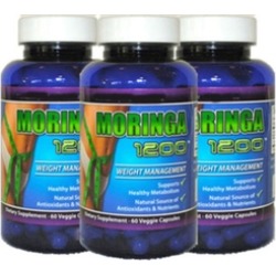 New Natural 3 Bottle Natural Moringa Oliefera Capsules for Weight Loss