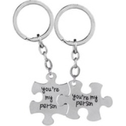 Greys Anatomy key rings 2 You Are My Person keychains