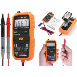 PEAKMETER PM8231 Mini Digital Auto Ranging Multimeter AC/DC Ohm Meter