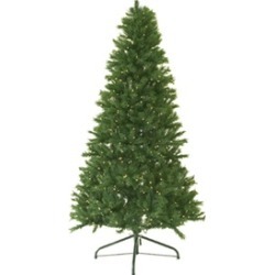 9' Pre-Lit Canadian Pine Artificial Christmas Tree - Clear Lights