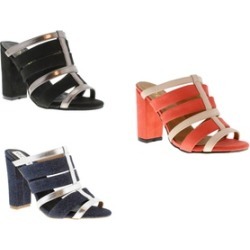 Moca Woman's Peep Toe Strap Heels