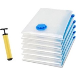 6 Pack Jumbo Space Saver Bags Storage Bag Vacuum Seal Organizer