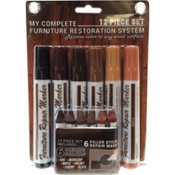 Scratch Restore & Repair Touch-Up Kit Furniture Repair System with 12 Piece