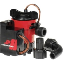 Johnson Pump 750GPH Auto Bilge Pump 3/4" Hose Mag Switch 12V