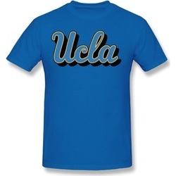 Men's Ucla Bruins Basketball Gear Logo Crew Neck T-shirt Royal Blue