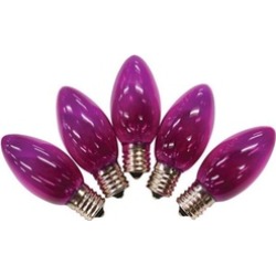 Holiday Bright Lights BU25C9X3-TPLA Christmas C9 Light Bulbs, Purple Holiday Bright Lights BU25C9X3-TPLA Christmas C9 Light Bulbs, Purple