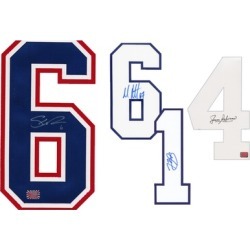 Montreal Canadiens NHL Authentic Autographed Jersey Numbers