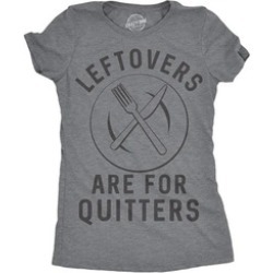 Leftovers are for Quitters Tshirt Thanksgiving Dinner Tee