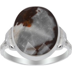 Orchid Jewelry 925 Sterling Silver 7 6/7 Carat Outback Jasper Ring