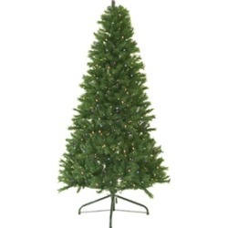 9' Pre-Lit Canadian Pine Artificial Christmas Tree - Multi Lights