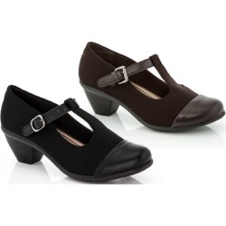 Rasolli Celine Women's T-Strap Comfort Pumps