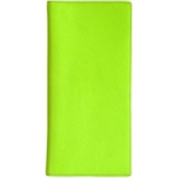 Royce Leather 211-KLG-5 Passport Ticket Holder - Key Lime Green