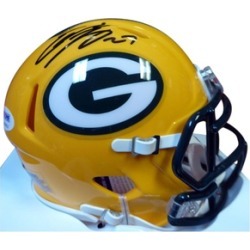 Autographed Eddie Lacy Green Bay Packers Speed Mini Helmet