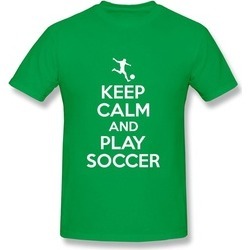 Coste WSB Keep Calm Play Soccer Adult Tee