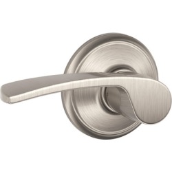 Schlage Lock F10VFLA619 Flair Passage Lever Lock, Satin Nickel