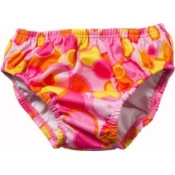 Swim Diaper - Pink Bubble Small, 3-6 months, 14-17 lbs