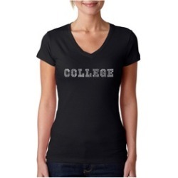 Women's V-Neck T-Shirt - COLLEGE DRINKING GAMES