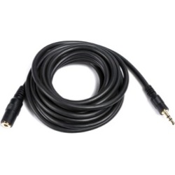 Movo 10' TRS Female 3.5mm to Male Microphone Extension Cable