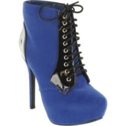 Red Circle Women's Tina Lace Up Two Tone Bootie