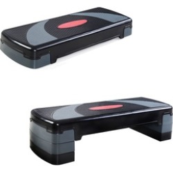 31" Fitness Aerobic Step Adjust 4" - 6" - 8" Exercise Stepper w/Riser