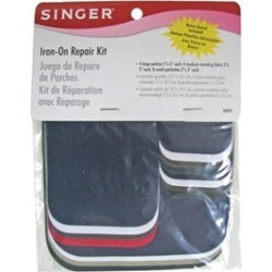 Singer 00099K 16 Count Assorted Twill Iron On Repair