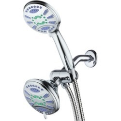 Microban 6-Setting Antimicrobial Combo Shower Head