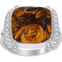 Orchid Jewelry 925 Sterling Silver 9 Carat Mariam Jasper Ring